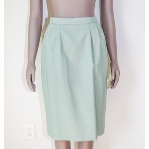 Vintage 80s Pencil Skirt Work Office Formal Evening‎ High Waisted Skirt Small